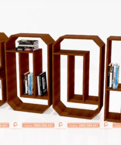 Kệ trang trí chữ Book
