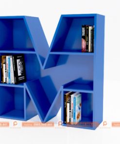 Kệ sách chữ M