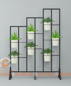 kệ sắt trang trí văn phòng 4