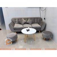 sofa băng bọc nhung - SFB10014 (1)