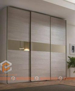 tủ quần áo gỗ phong cách nhẹ nhàng