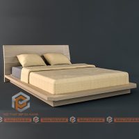 giường gỗ cao cấp phong cách nhật (1)