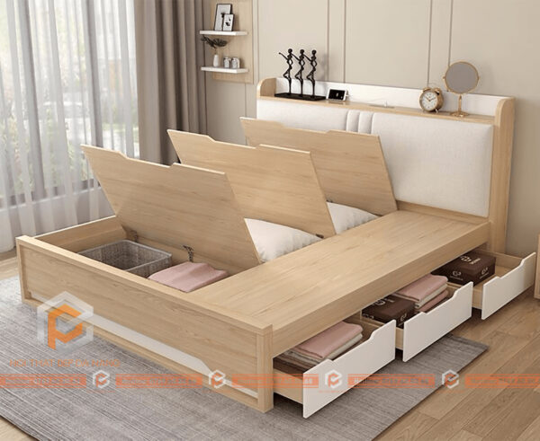 giường ngủ gỗ công nghiệp thông minh (2)