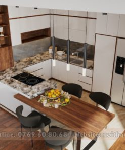 thiết kế tủ bếp gỗ công nghiệp tại Đà Nẵng