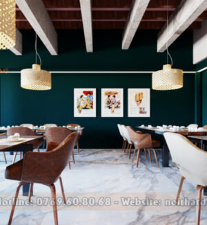thiết kế nội thất nhà hàng tại Hải Châu, Đà Nẵng