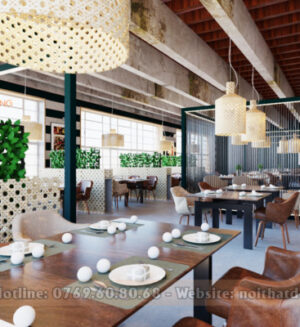 thiết kế nội thất nhà hàng tại Hải Châu, Đà Nẵng