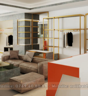 thiết kế nội thất showroom thời trang tại Hải Châu, Đà Nẵng