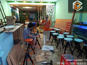 Thi công nội thất nhà hàng Gà Rán tại Đà Nẵng