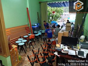 Thi công nội thất nhà hàng Gà Rán tại Đà Nẵng