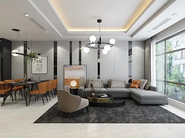 Thiết kế nội thất căn hộ phong cách luxury