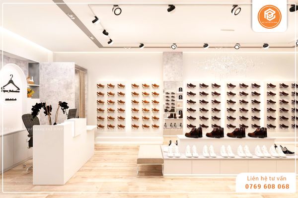 Thi Công Trọn Gói Showroom Giày Chính Hãng JapanOder Store