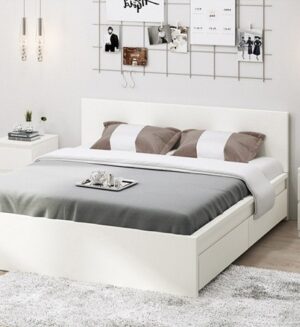 Giường ngủ phong cách hiện đại dạng màu sắc