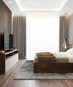 Vách ngăn phòng ngủ phù hợp với những căn hộ, nhà ở hoặc phòng trọ có diện tích nhỏ