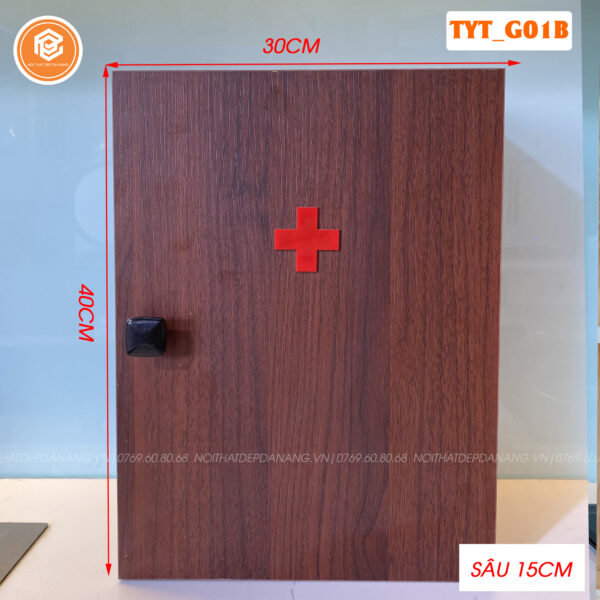 Tủ thuốc y tế gỗ MDF TYT-G01B